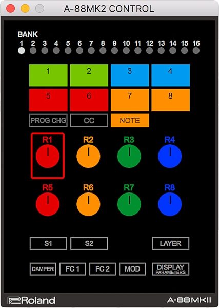 open zoom image for Roland A-88 MKII USB MIDI Controller Keyboard, 88-Key, New, Action Position Front