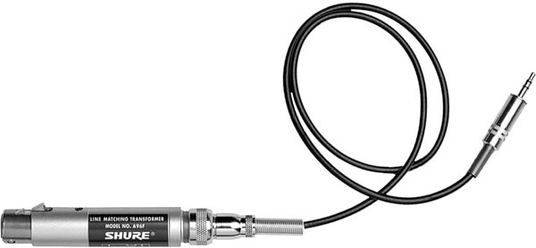 open zoom image for Shure A96F Transformer Low Z Female XLR to Phono, Open Box (Like New), Main