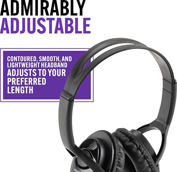 open zoom image for On-Stage WH2500 Wired Headphones, New, Detail Front
