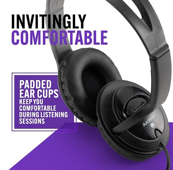 open zoom image for On-Stage WH2500 Wired Headphones, New, Detail Front
