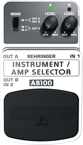 open zoom image for Behringer AB100 Universal A/B Switch Pedal, Main