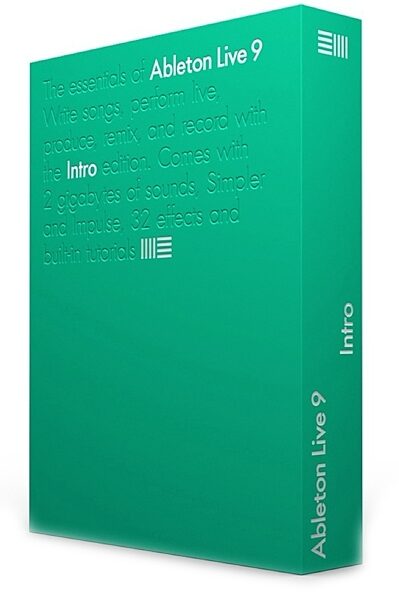 open zoom image for Ableton Live 9 Intro Music Production Software, Main