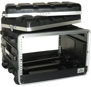 open zoom image for Grundorf Amp Rack Case with Wheels, 5-Space, ABS-R0616CB, Image 3