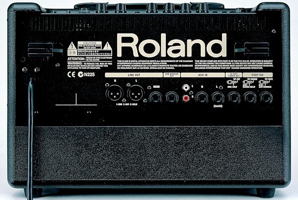 open zoom image for Roland AC-60 Acoustic Chorus Acoustic Guitar Amplifier (2x30 Watts, 2x6.5"), Rear
