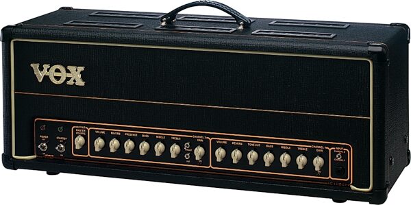 open zoom image for Vox AC100CPH Classic Plus Guitar Amplifier Head (100 Watts), Left Angle