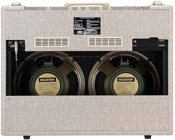 open zoom image for Vox AC30HW2 Hand-Wired Guitar Combo Amplifier (30 Watts, 2x12"), Rear
