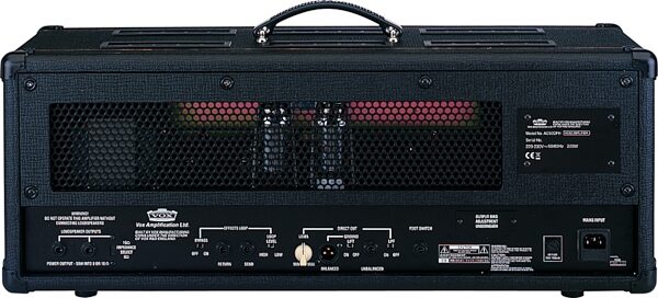 open zoom image for Vox AC50CPH Classic Plus Guitar Amplifier Head (50 Watts), Rear