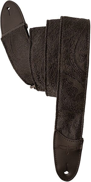 open zoom image for PRS Paul Reed Smith Nylon Paisley Guitar Strap, Black, Main