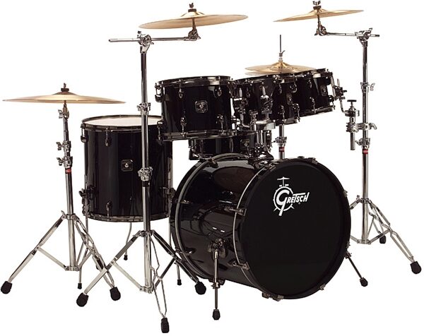open zoom image for Gretsch ACE825P Catalina Ash 5-Piece Drum Shell Kit, Nitron Black