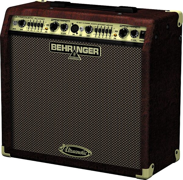 open zoom image for Behringer ACX450 Ultracoustic Acoustic Guitar Amplifier (45 Watts, 1x8"), Angle