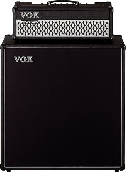 open zoom image for Vox Guitar Amplifier Half Stack with AD100VTH Head and V412BK Cabinet, Main