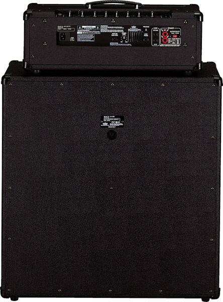 open zoom image for Vox Guitar Amplifier Half Stack with AD100VTH Head and V412BK Cabinet, Stack Back