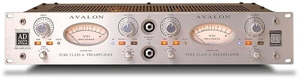 open zoom image for Avalon AD2022 Dual Mono Pure Class A Microphone Preamp, Main