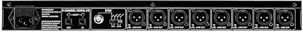 open zoom image for Behringer ADA8000 Ultragain Pro 8-Channel A/D D/A Converter, Rear