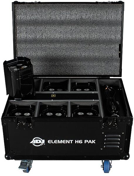 open zoom image for ADJ Element H6 Pak Stage Lighting Package, New, Case