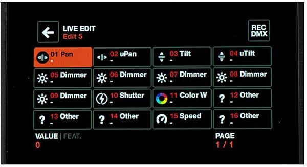 open zoom image for ADJ WMX1 MK2 Wolfmix Lighting Controller, New, Action Position Back