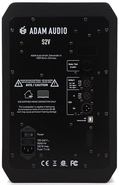 open zoom image for ADAM Audio S2V Active Nearfield Studio Monitor, New, Alt