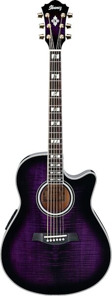 open zoom image for Ibanez AEF30E AEF Cutaway Acoustic-Electric Guitar, Transparent Violin Sunburst