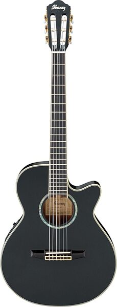 open zoom image for Ibanez AEG10NE Classical Cutaway Acoustic-Electric Guitar, Black