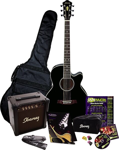 open zoom image for Ibanez IJAE4 Jumpstart Acoustic-Electric Guitar Package, Main