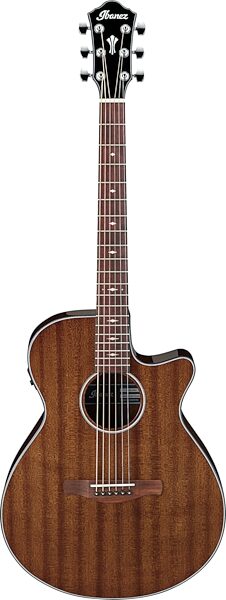 open zoom image for Ibanez AEG62 Acoustic-Electric Guitar, Natural Mahogany Hi-Gloss, Main