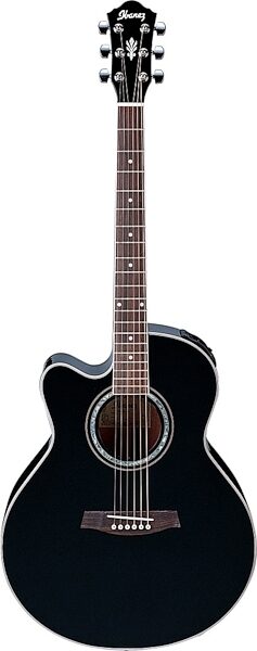open zoom image for Ibanez AEL10L Left-Handed Acoustic-Electric Guitar, Black