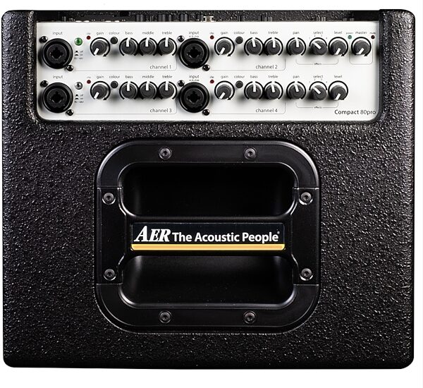 open zoom image for AER Compact 80 Pro Acoustic Guitar Combo (80 Watts, 1x8"), New, Action Position Back
