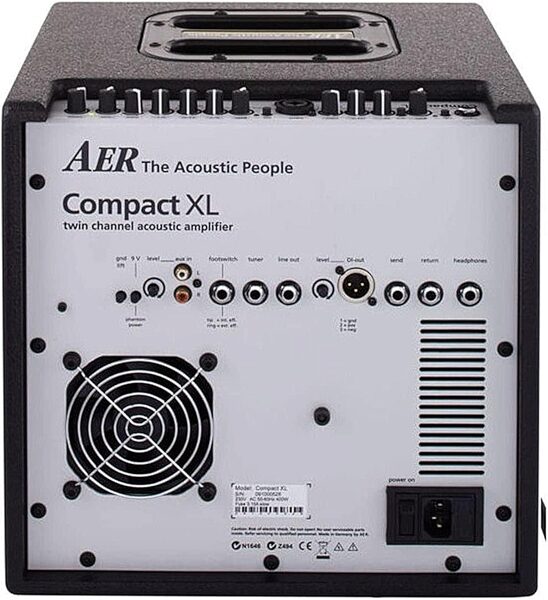 open zoom image for AER Compact 80 Pro Acoustic Guitar Combo Amplifier (80 Watts, 1x8"), New, Action Position Back