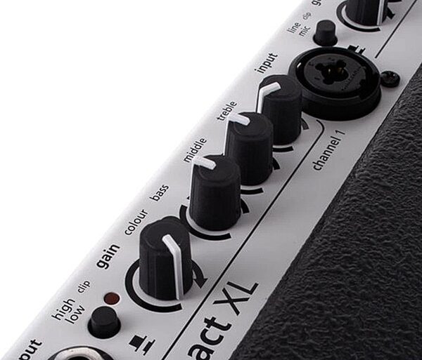 open zoom image for AER Compact 80 Pro Acoustic Guitar Combo Amplifier (80 Watts, 1x8"), New, Action Position Back