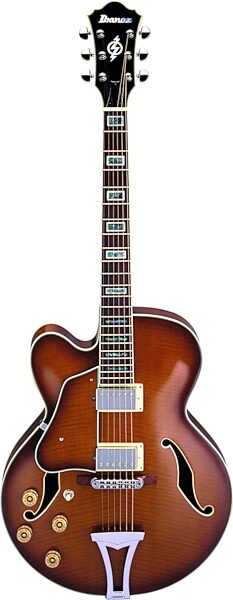 open zoom image for Ibanez AF85L Artcore Left-Handed Hollowbody Electric Guitar, Violin Satin