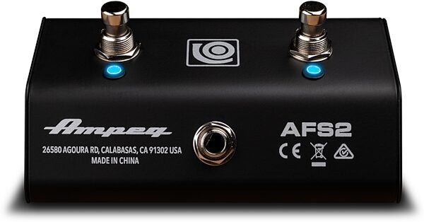 open zoom image for Ampeg 2 Button Footswitch, New, Main Back