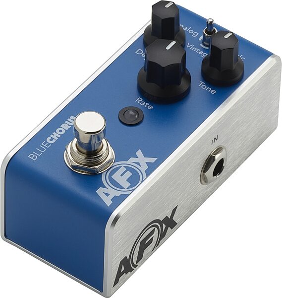 open zoom image for Fishman AFX BlueChorus Mini Chorus Pedal, New, Angled Front