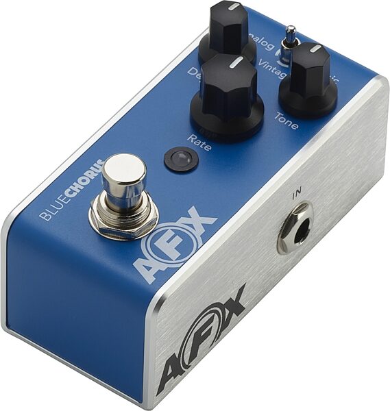 open zoom image for Fishman AFX BlueChorus Mini Chorus Pedal, New, Angled Front