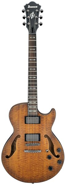 open zoom image for Ibanez AGS83B Artcore Deluxe Electric Guitar, Antique Burst Flat