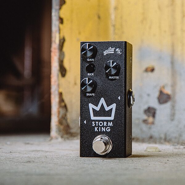 open zoom image for Aguilar Storm King Bass Distortion Fuzz Pedal, New, Action Position Back