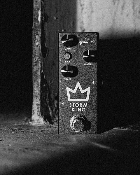 open zoom image for Aguilar Storm King Bass Distortion Fuzz Pedal, New, Action Position Back