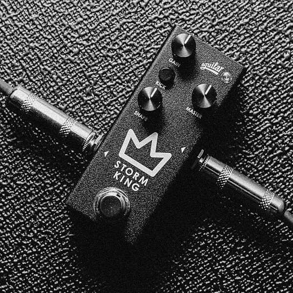 open zoom image for Aguilar Storm King Bass Distortion Fuzz Pedal, New, Action Position Back