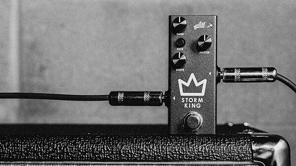 open zoom image for Aguilar Storm King Bass Distortion Fuzz Pedal, New, Action Position Back