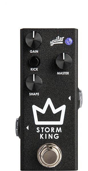 open zoom image for Aguilar Storm King Bass Distortion Fuzz Pedal, New, Action Position Back