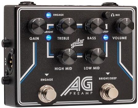 open zoom image for Aguilar AG Preamp Pedal, New, Action Position Back