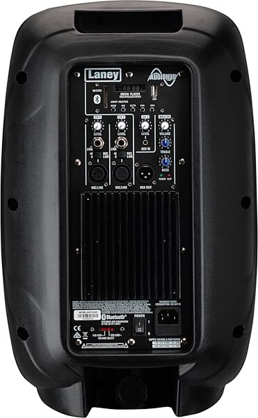 open zoom image for Laney Audiohub AH110-G2 Powered 2-Way Speaker with Bluetooth (400 Watts, 1x10"), New, Action Position Back