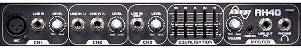 open zoom image for Laney Audiohub AH40 Keyboard Combo Amplifier (40 Watts, 1x8"), New, Panel