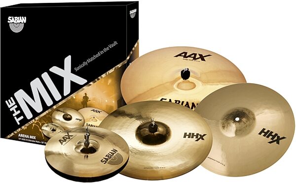 open zoom image for Sabian AAX and HHX Arena Mix Cymbal Package, Main