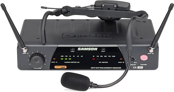 open zoom image for Samson AirLine 77 AH7 Fitness Headset Wireless Microphone System, Band K1 (489.050 MHz) , Main