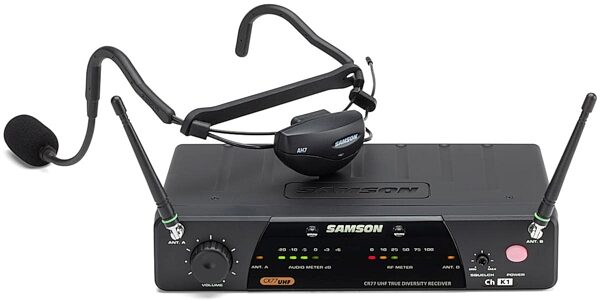 open zoom image for Samson AirLine 77 AH7 Fitness Headset Wireless Microphone System, Band K1 (489.050 MHz) , Main