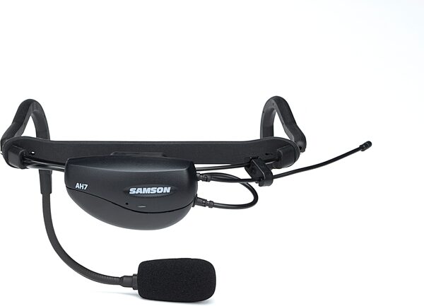 open zoom image for Samson AH7 Wireless Fitness Headset Transmitter, Band K1 (489.050 MHz) , Open Box (Very Good), Action Position Back