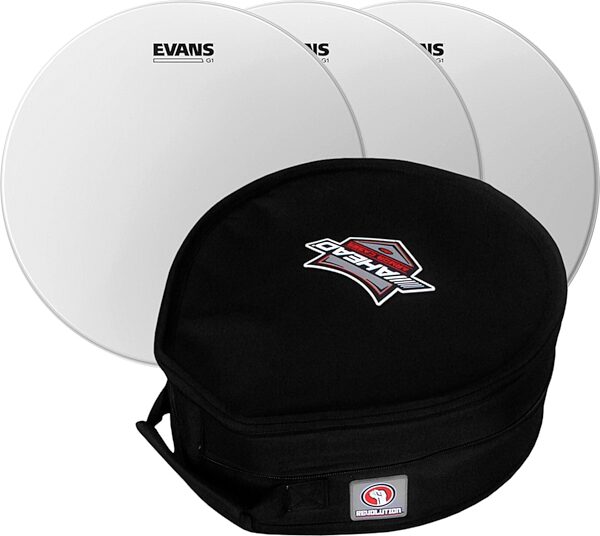 open zoom image for Ahead Armor Hybrid 6.5X14 Padded Snare Case/Strap, 6.5x14 Inch, with B14G1X3, pack
