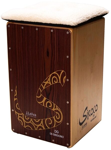 open zoom image for Ahead Armor Padded Fleece Cajon Seat Cushion, In Use