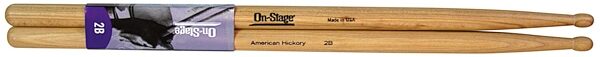open zoom image for On-Stage American Hickory Wood Drumsticks, Action Position Back