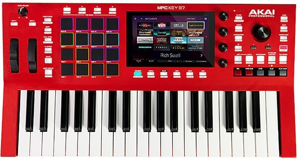 open zoom image for Akai MPC Key 37 Synthesizer Production Keyboard, Open Box (Very Good), Action Position Back